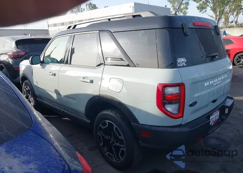 2024 Ford Bronco Sport Outer Banks z USA, uszkodzony, nr VIN 3FMCR9C60RRF48791